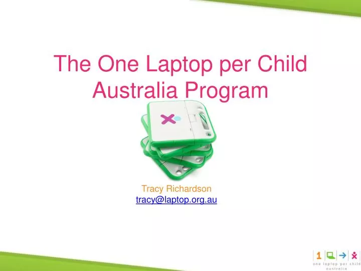the one laptop per child australia program
