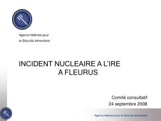 incident nucleaire a l ire a fleurus