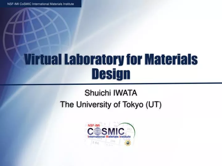 virtual laboratory for materials design