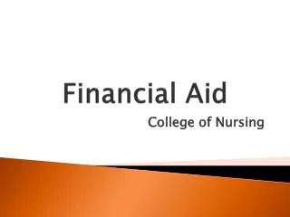 financial aid