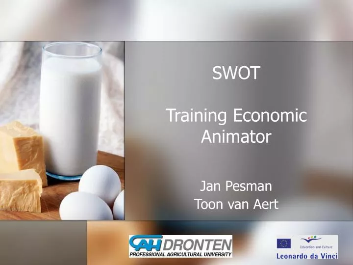 swot training economic animator