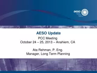 AESO Update