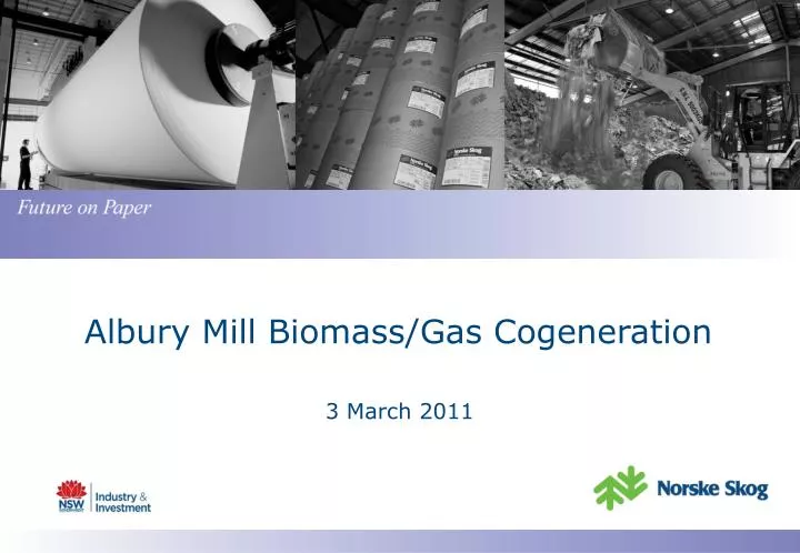 albury mill biomass gas cogeneration