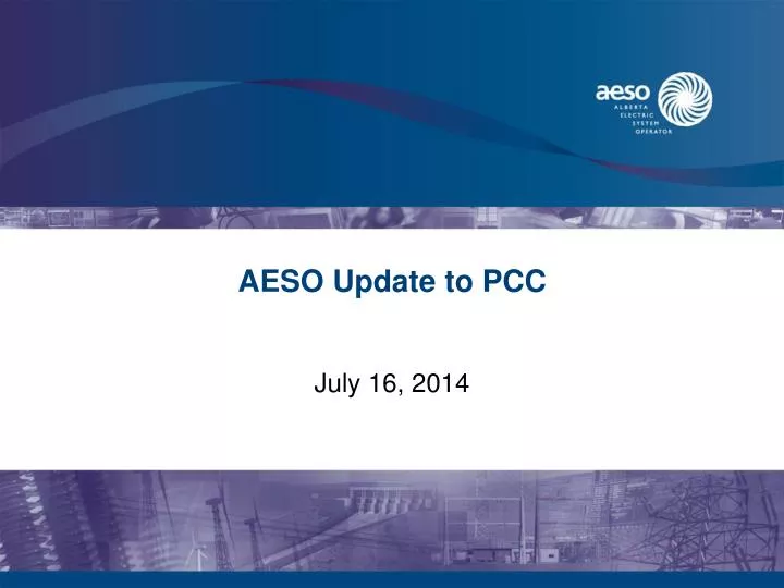 aeso update to pcc