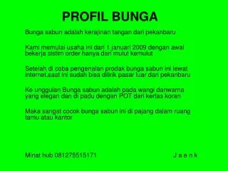 profil bunga