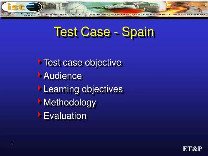 test case spain