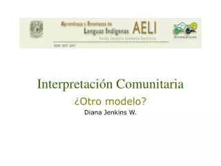 interpretaci n comunitaria
