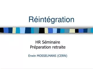 r int gration