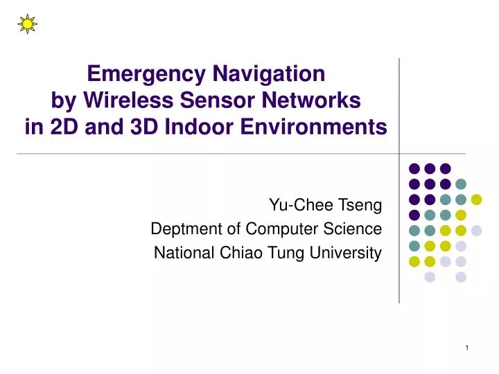 emergency navigation by wireless sensor networks in 2d and 3d indoor environments