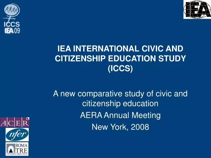 iea international civic and citizenship education study iccs