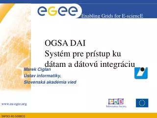 ogsa dai syst m pre pr stup ku d tam a d tov integr ciu