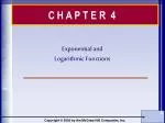 Understanding Exponential and Logarithmic Functions: Growth Models and Graphs - slide 1