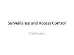 Surveillance and Access Control - slide 1