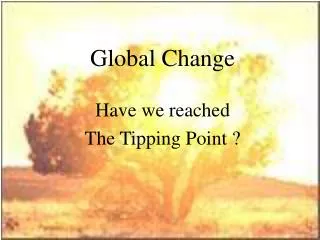 Global Change