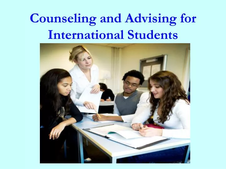 counseling and advising for international students