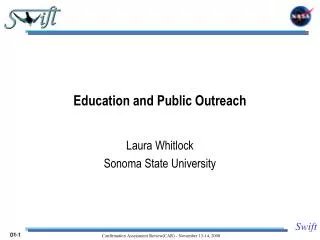 Education and Public Outreach