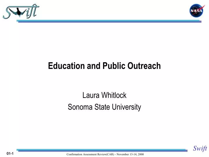 education and public outreach