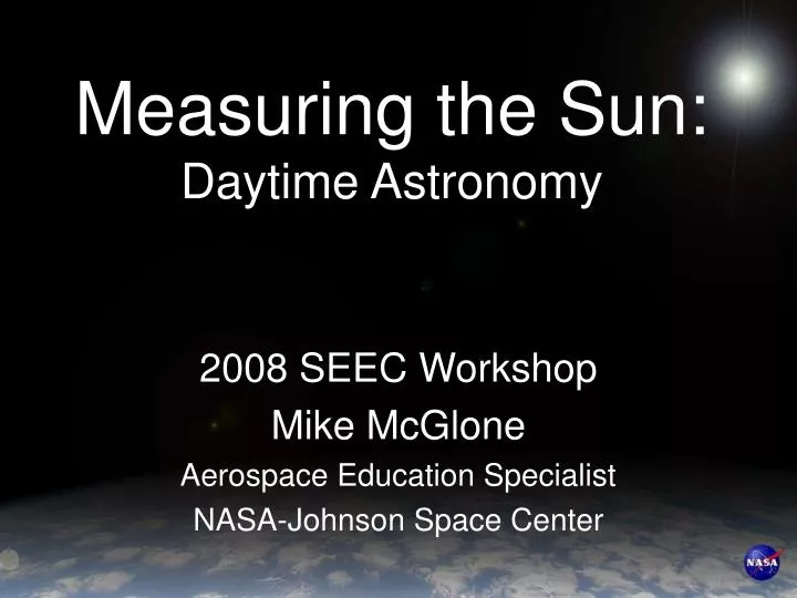 measuring the sun daytime astronomy