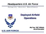 Deployed Airfield Operations - slide 1