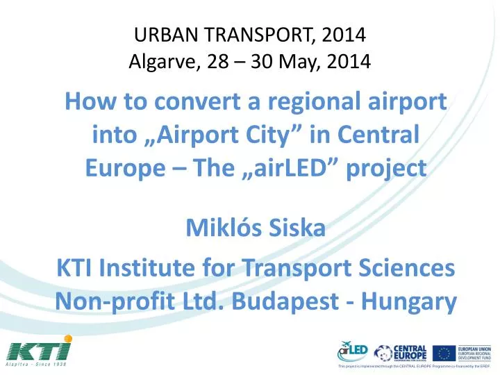 urban transport 2014 algarve 28 30 may 2014