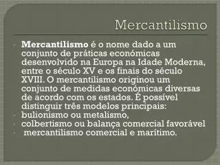 mercantilismo