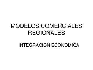 modelos comerciales regionales