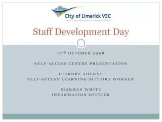 Staff Development Day