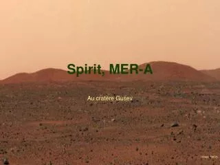 spirit mer a