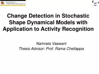 Change Detection in Stochastic Shape Dynamical Models with Application to Activity Recognition