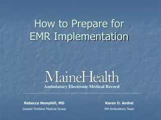 How to Prepare for EMR Implementation