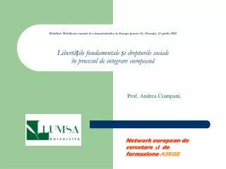 prof andrea ciampani