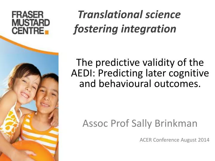 translational science fostering integration