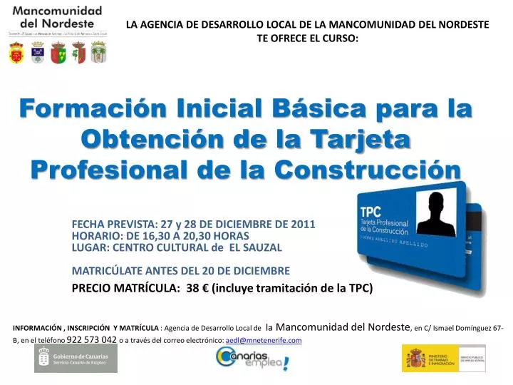 formaci n inicial b sica para la obtenci n de la tarjeta profesional de la construcci n