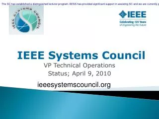 IEEE Systems Council