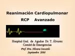Reanimación Cardiopulmonar RCP Avanzado - slide 1