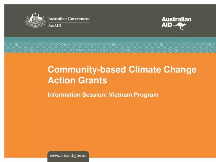 community based climate change action grants