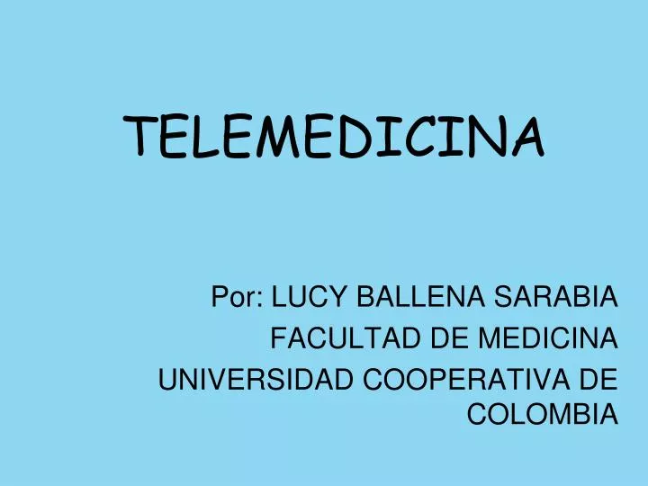 telemedicina