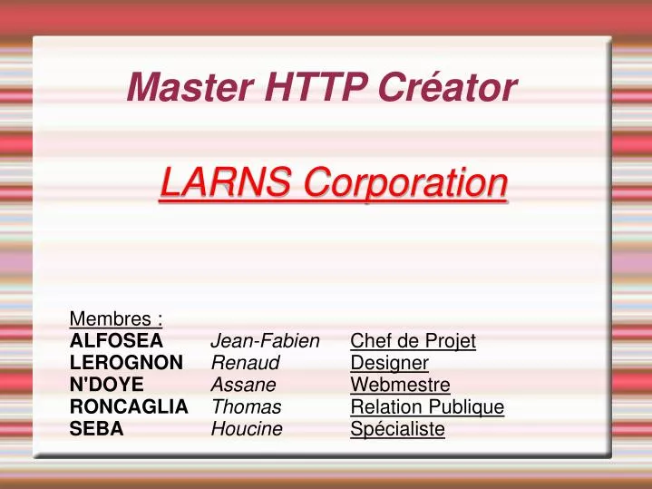 larns corporation