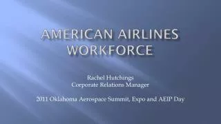 AMERICAN AIRLINES WORKFORCE