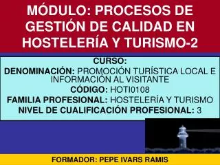 m dulo procesos de gesti n de calidad en hosteler a y turismo 2