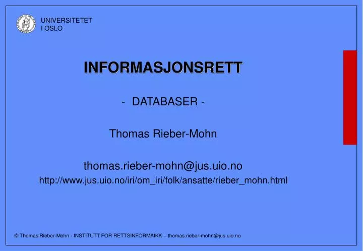 informasjonsrett