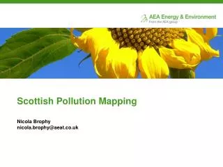 Scottish Pollution Mapping