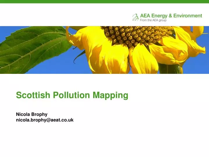 scottish pollution mapping