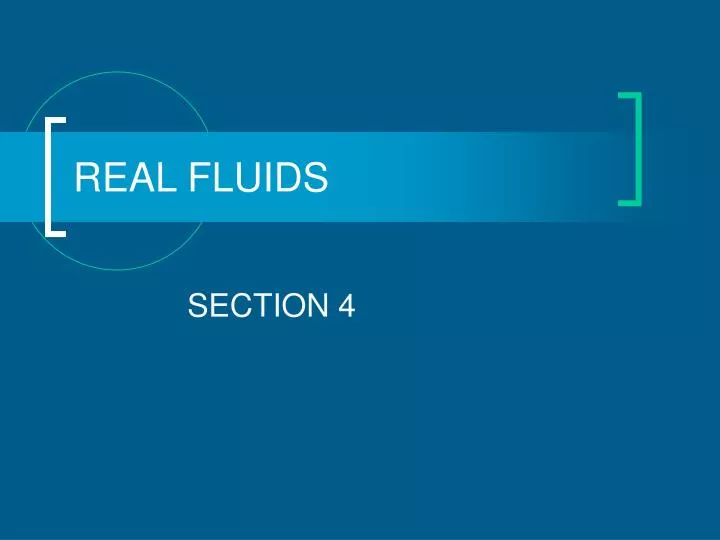 real fluids