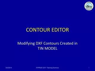 CONTOUR EDITOR