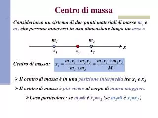 centro di massa