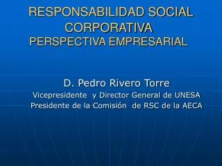 responsabilidad social corporativa perspectiva empresarial