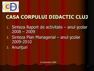 casa corpului didactic cluj