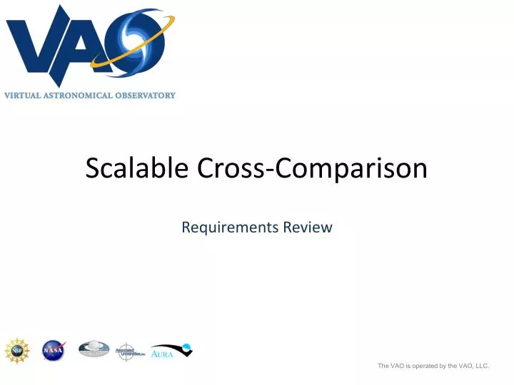 scalable cross comparison