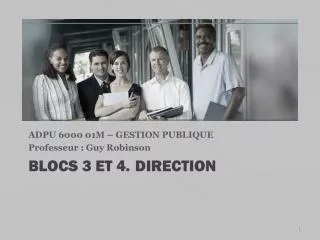 blocs 3 et 4 direction